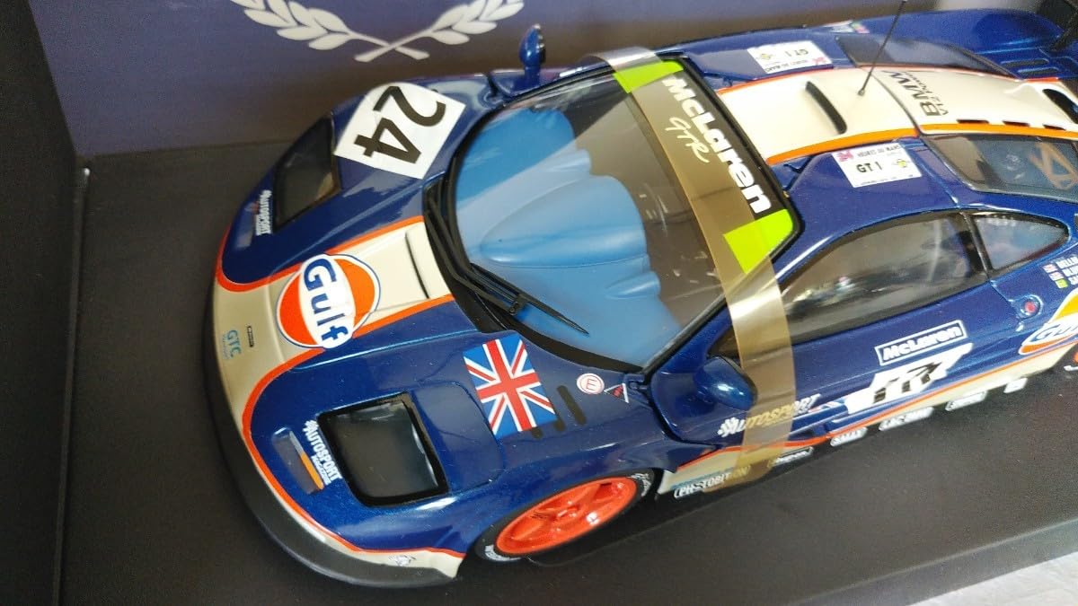 Amazon.co.jp: UT model 1/18 McLaren F1 GTR Gulf 4th Le Mans 530
